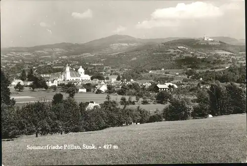 Poellau Gesamtansicht Sommerfrische Kat. Poellau Steiermark