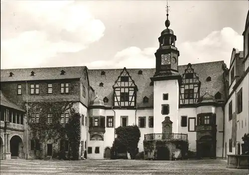 Weilburg Schlosshof mit Glockenturm Kat. Weilburg