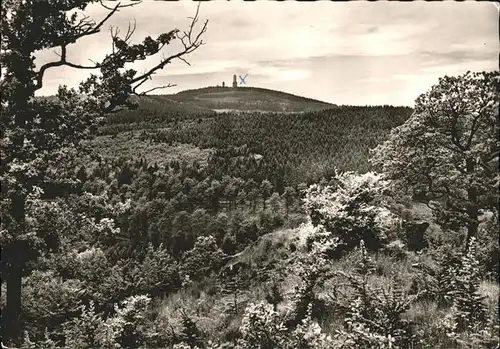 Feldberg Taunus Blick zum Grossen Feldberg Kat. Schmitten