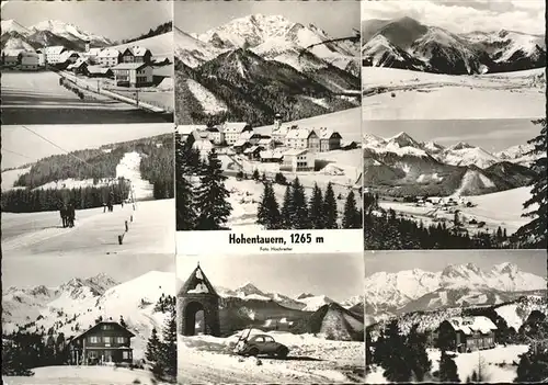 Hohentauern und Umgebung Wintersportplatz Skilift Alpenpanorama Kat. Hohentauern