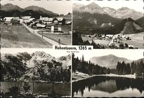 Hohentauern Gesamtansicht mit Alpenpanorama Bergsee Kat. Hohentauern