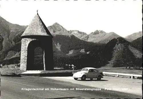 Hohentauern Kriegerdenkmal mit Boesensteingruppe Niedere Tauern Kat. Hohentauern