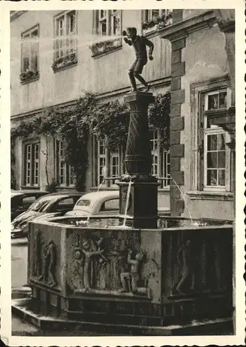 Koblenz Rhein Spuckender Schaengelbrunnen Kat. Koblenz