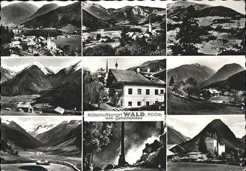 Wald Pinzgau Alpengasthof Rechtegg Hotel Walderwirt Jagdhaus Graf v.d. Recke Wasserfall Burgruine Hieburg  Kat. Wald im Pinzgau