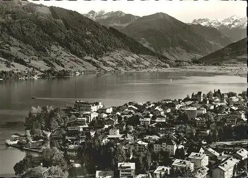 Zell See Panorama gegen Hohe Tauern Kat. Zell am See