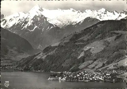 Zell See Panorama mit Kitzsteinhorn Hohe Tauern Kat. Zell am See