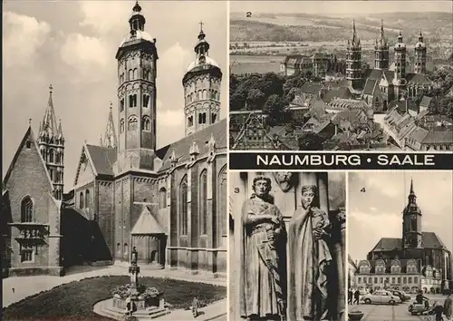 Naumburg Saale Dom Statue Uta Ekkehard Wenzelskirche am Markt Kat. Naumburg