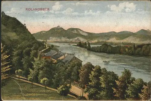Rolandseck Rheinpanorama Kat. Remagen