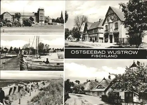 Wustrow Ostseebad Hochschule fuer Seefahrt Hafen Strand Fischerhaeuser Kat. Ostseebad Wustrow