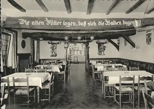 Amern Restaurant Burg Brueggen Wilhelm Stoetges Kat. Schwalmtal