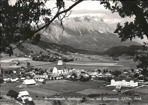 Groebming Steiermark Panorama mit Grimming Kat. Groebming