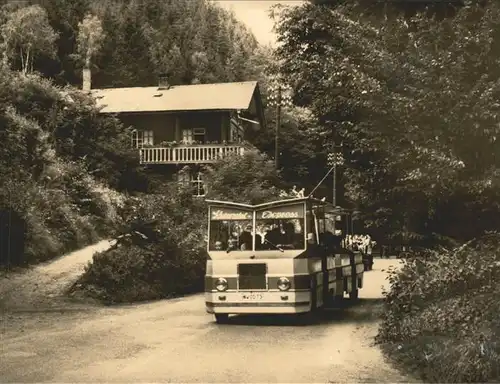 Schwarzatal Schweizerhaus Bus Kat. Rudolstadt