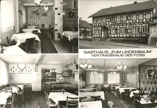 Sachsenbrunn Gasthaus "Zum Lindenbaum" Kat. Sachsenbrunn