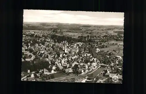 Wangen Allgaeu Fliegeraufnahme Kat. Wangen im Allgaeu