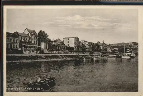 Remagen Rheinansicht Kat. Remagen