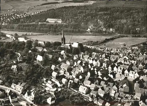 Frankenberg Eder Fliegeraufnahme Kat. Frankenberg (Eder)