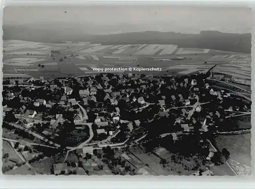 Hirschberg Bergstrasse Hirschberg  Fliegeraufnahme ungelaufen ca. 1955 / Hirschberg an der Bergstrasse /Heidelberg Stadtkreis