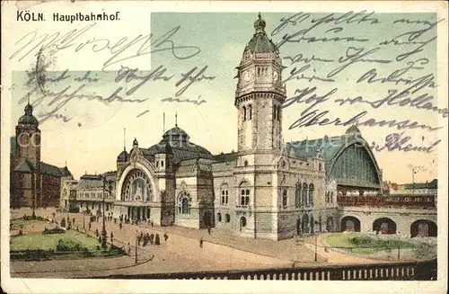 Koeln Rhein Hauptbahnhof Kat. Koeln