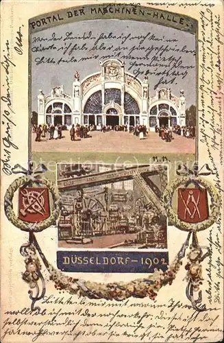 Duesseldorf Ausstellung 1912 (Portal der Maschinen Halle) Kat. Duesseldorf