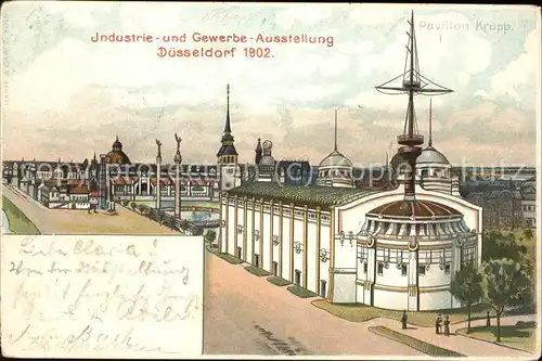 Duesseldorf Industrie u.Gewerbe Ausstellung 1902 (Pavillon Krupp) Kat. Duesseldorf