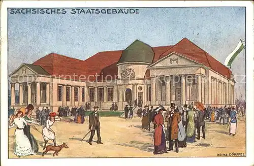 Leipzig Int.Baufachausstellung 1913 (Saechs.Staatsgebaeude) Kat. Leipzig