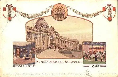Duesseldorf Kunstausstellungspalast 1902 Kat. Duesseldorf