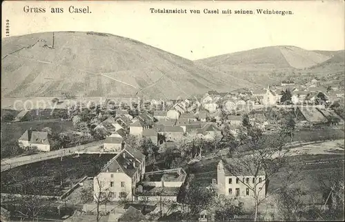 Casel Panorama mit Weinbergen Kat. Drebkau