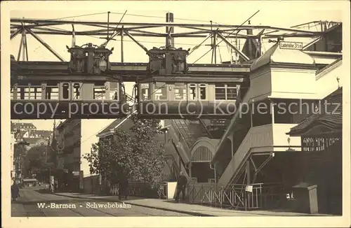 Barmen Wuppertal Schwebebahn Kat. Wuppertal