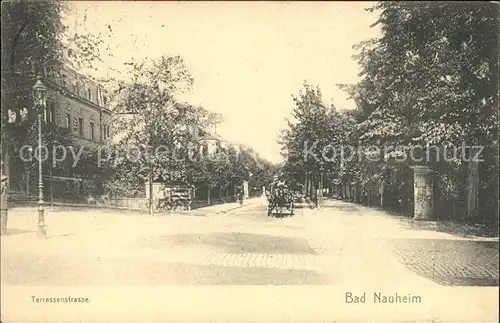 Bad Nauheim Terrassenstrasse Pferdewagen Kat. Bad Nauheim