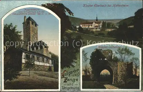 Hattenheim Rheingau Kloster Eberbach Hallgarter Zange Kat. Eltville am Rhein