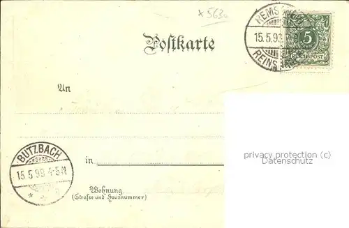 Muengsten Kaiser Wilhelm Bruecke Eisenbahn Wild Kat. Remscheid