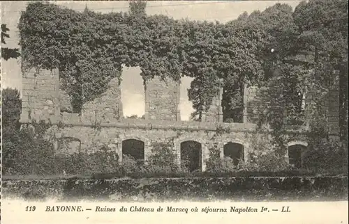 Bayonne Pyrenees Atlantiques Ruines du Chateau de maracq / Bayonne /Arrond. de Bayonne