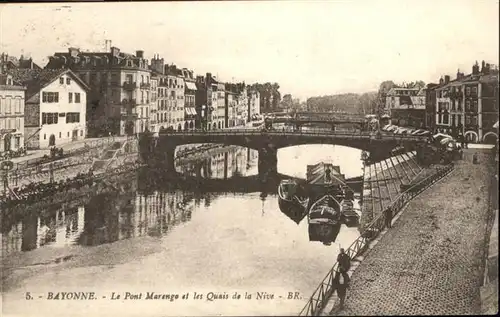 ca14643 Bayonne Pyrenees Atlantiques Pont  Kategorie. Bayonne Alte Ansichtskarten