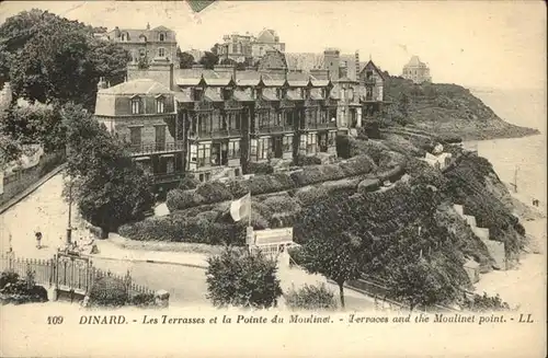 Dinard Ille et Vilaine Bretagne Les Terrasses 
Pointe du Moulinet / Dinard /Arrond. de Saint-Malo