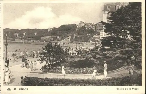 Dinard Ille et Vilaine Bretagne Plage / Dinard /Arrond. de Saint-Malo