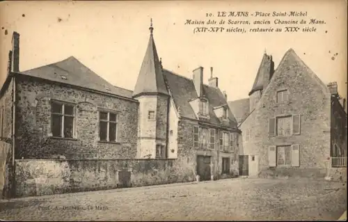 Le Mans Sarthe Le Mans Place Saint-Michel Maison Scarron * / Le Mans /Arrond. du Mans