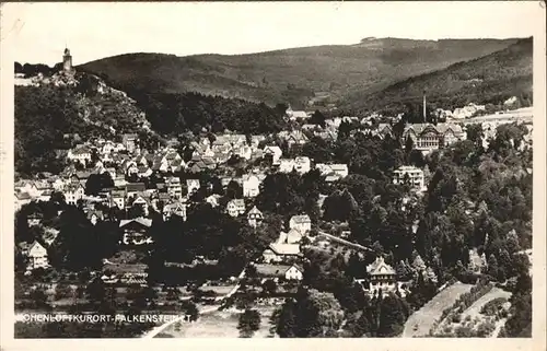 Falkenstein Taunus Hoehenluftkurort Fliegeraufnahme Kat. Koenigstein im Taunus