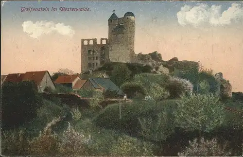 Greifenstein Hessen Westerwalde Burg Kat. Greifenstein