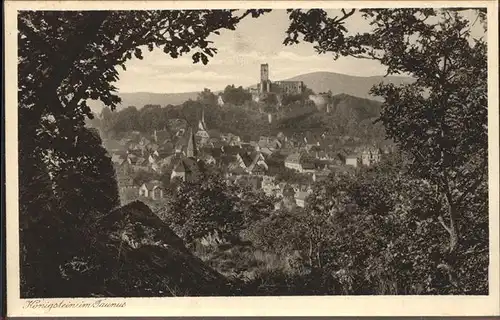 Koenigstein Taunus Burg Kat. Koenigstein im Taunus