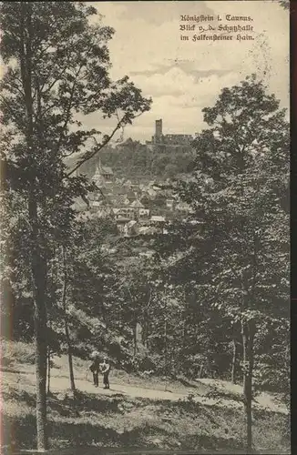 Koenigstein Taunus Burg Ruine Kat. Koenigstein im Taunus