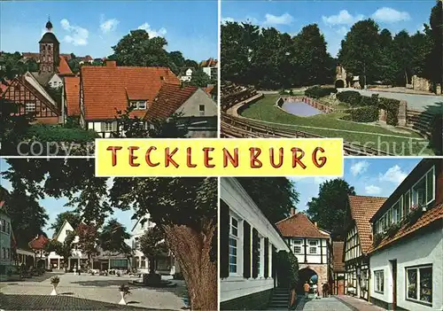 Tecklenburg Kurpark Fachwerkhaus Marktplatz  Kat. Tecklenburg