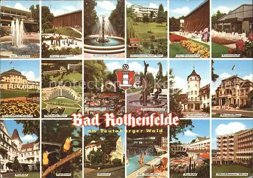 Bad Rothenfelde Sole Wellenbad Gradierwerk Sprudel Sanatorium Turm Kat. Bad Rothenfelde