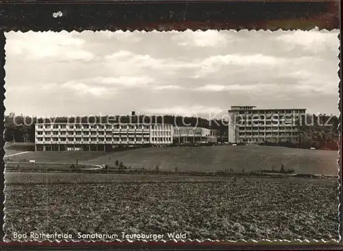 Bad Rothenfelde Sanatorium Kat. Bad Rothenfelde