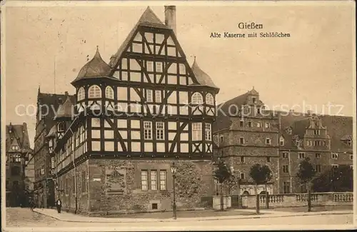 Giessen Lahn Alte Kaserne mit Schloesschen / Giessen /Giessen LKR