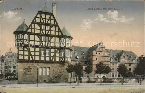 Giessen Lahn Altes Schloss mit alter Kaserne / Giessen /Giessen LKR