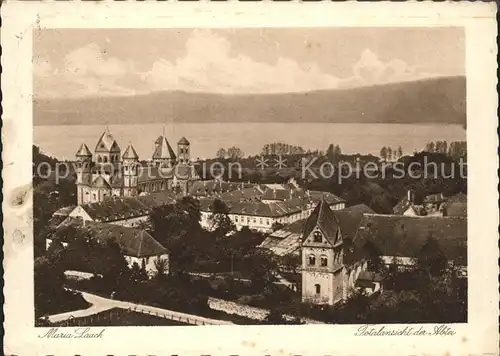 Maria Laach Glees Abtei Maria Laach mit Laacher See / Glees /Ahrweiler LKR