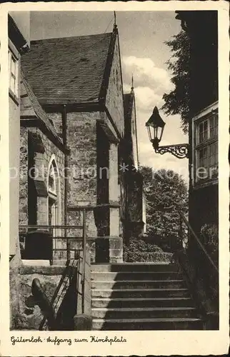 Guetersloh Treppe zum Kirchplatz  Kat. Guetersloh