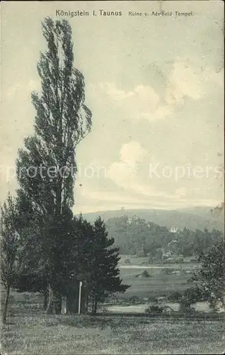 Koenigstein Taunus Ruine vom Adelheid Tempel Kat. Koenigstein im Taunus