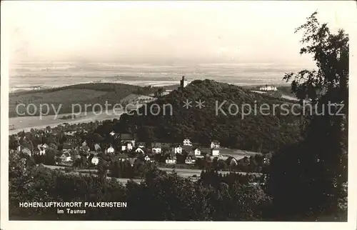 Falkenstein Taunus Panorama Kat. Koenigstein im Taunus