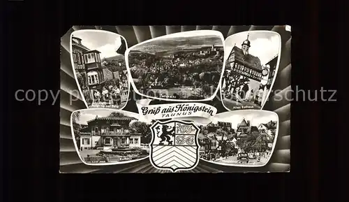 Koenigstein Taunus Ansichten Wappen Kat. Koenigstein im Taunus